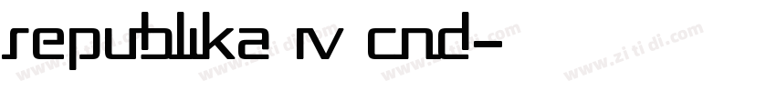 Republika IV Cnd字体转换
